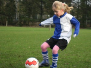 Willemijn bij de penalty